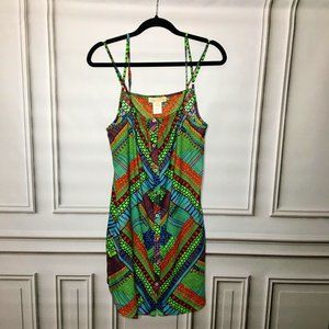 Mara Hoffman Green Printed Dress NWOT Size Medium